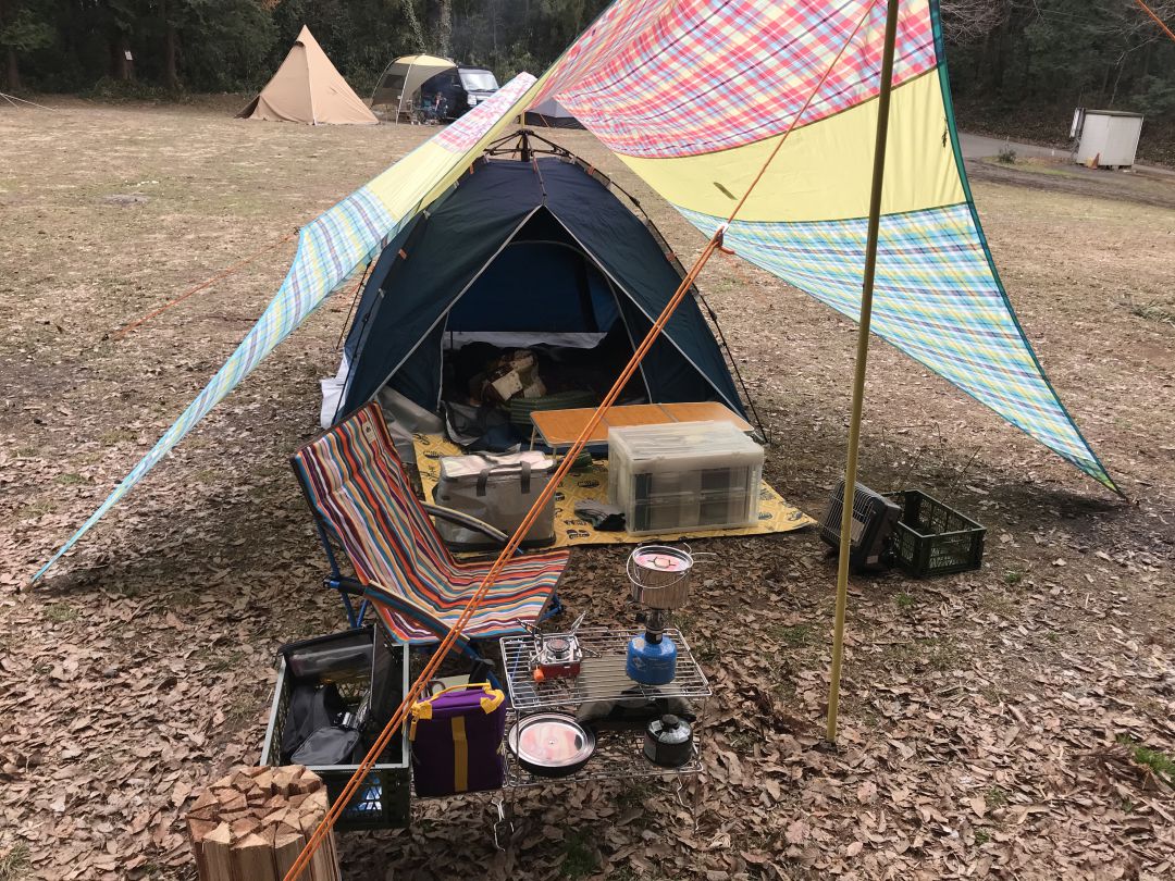 埼玉の月川荘で初のソロキャンプ 冬のキャンプで不安だったが キャンプレポート 気ままに更新するアウトドア キャンプ 音楽が中心のブログ